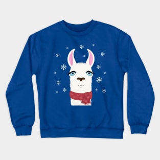 Xmas Llama Crewneck Sweatshirt